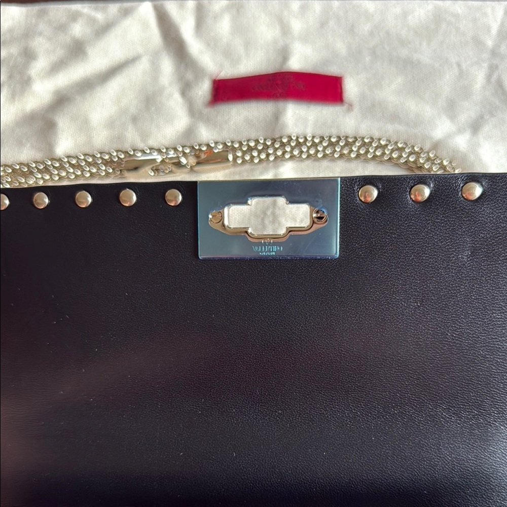 Valentino Garavani Black Quilted Nappa Rock-stud cross body Bag - Picture 10 of 15